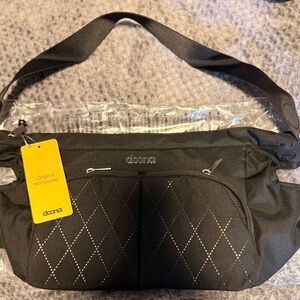 Doona Black Quilted stroller accessory bag